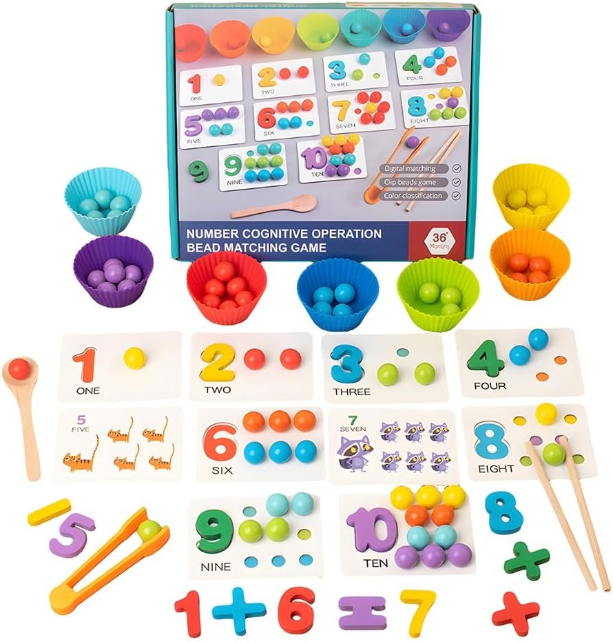 NumberCognitiveOperationBeadMatchingGame_WT-1090