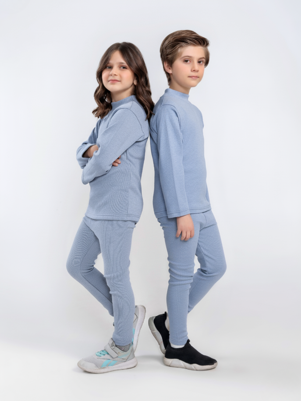 Inner Thermal Suit For Boys & Girls #VIS13 (Sky)