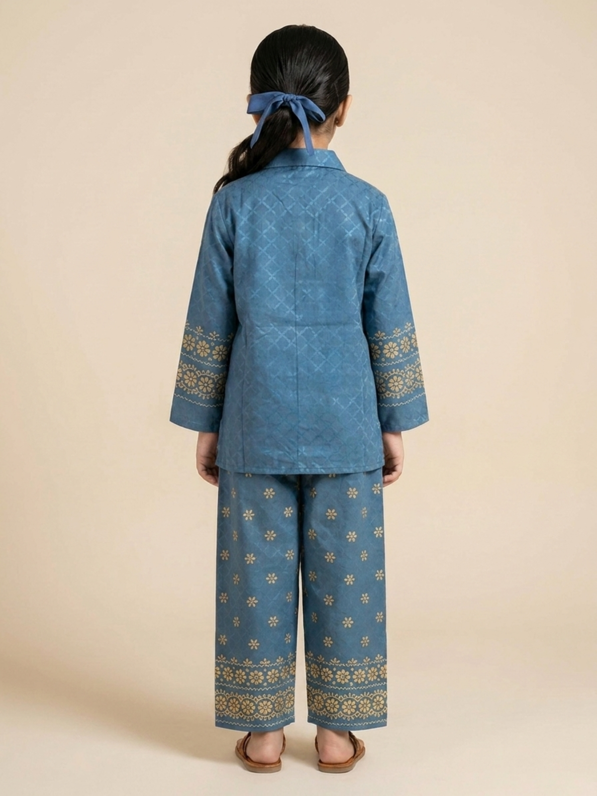 Girls Winter 2Pcs Printed Suit VG219-A