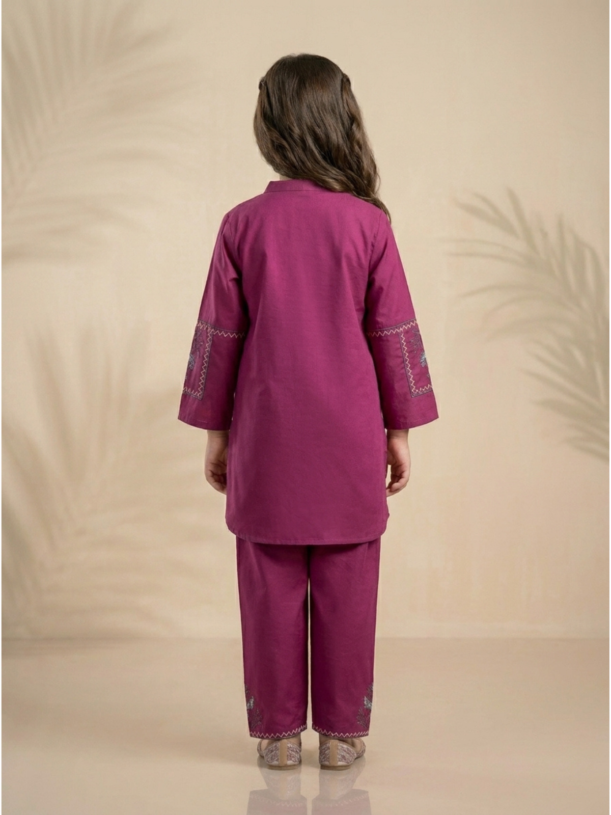 Girls Co Ord Set Embroidered VG209-A