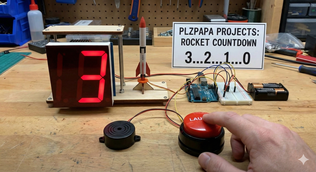 Countdown Timer (Rocket Launch) Robotic Kit