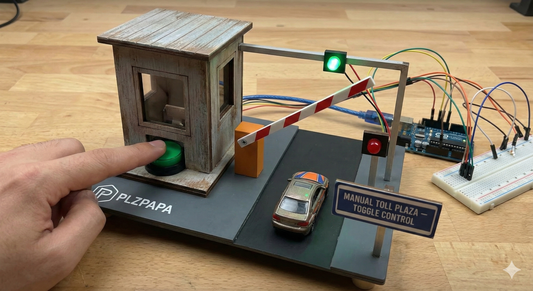 Manual Toll Plaza (Button Control) Robotic kit