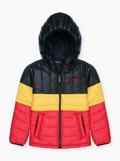 Full Sleeves Hooded Puffer Jacket Boys & Girls VJ25-A