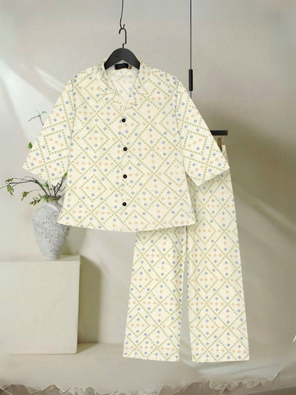 Girls Summer 2Pcs Printed Suit VG165-A