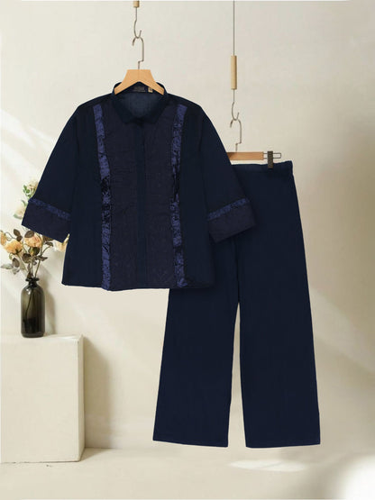 Girls Summer 2Pcs Embroidered Suit VG150-D
