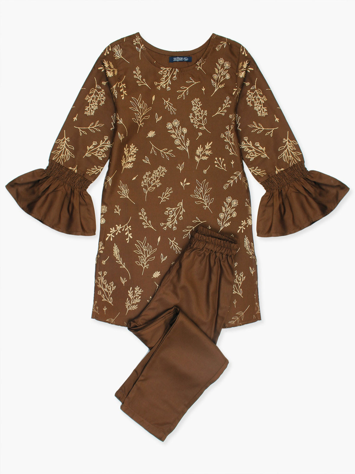 Girls Summer 2Pcs Printed Suit VG110
