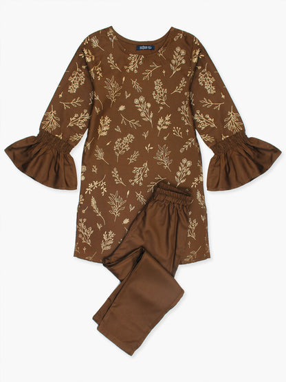 Girls Summer 2Pcs Printed Suit VG110