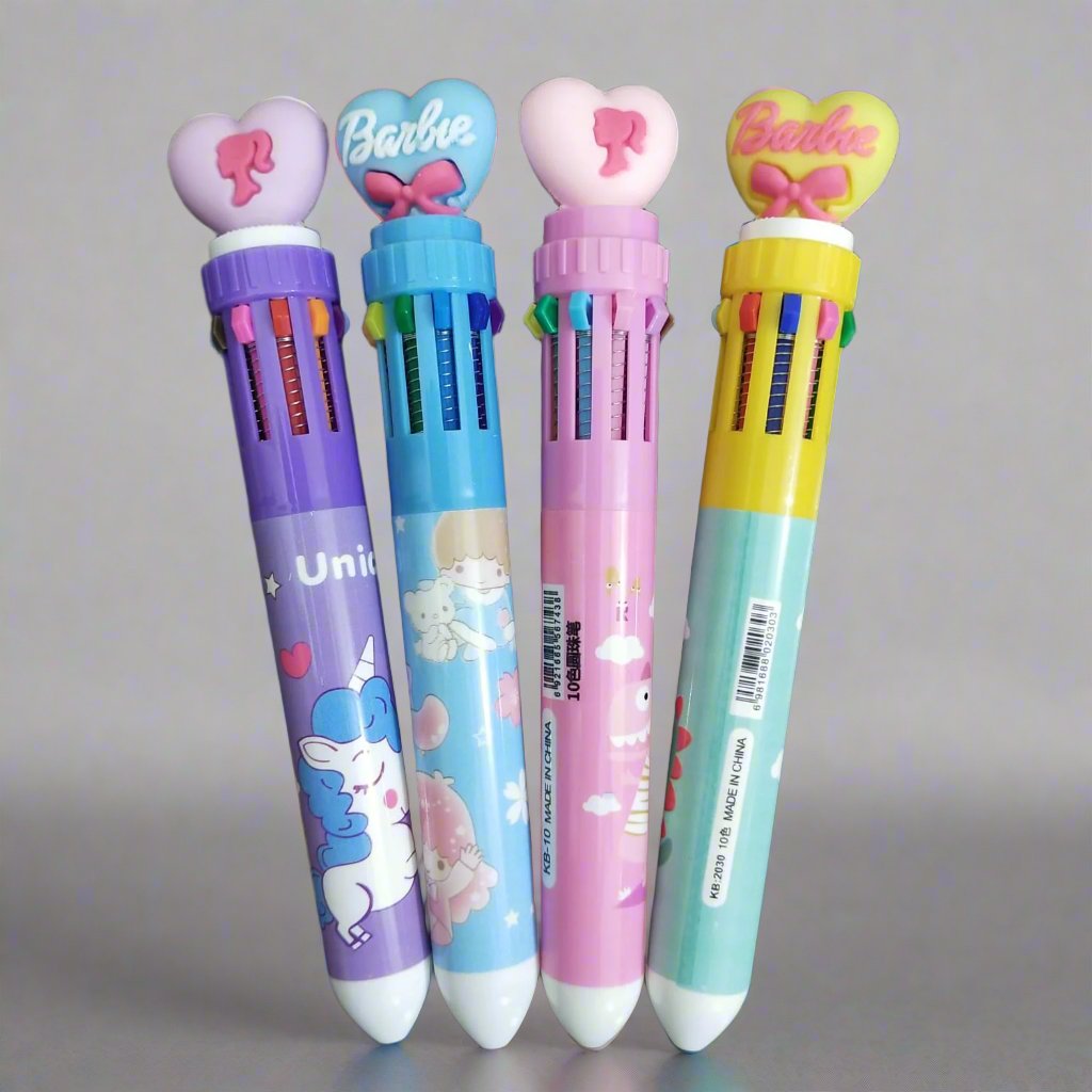 10 in 1 Barbie Ball point [ST-1034]