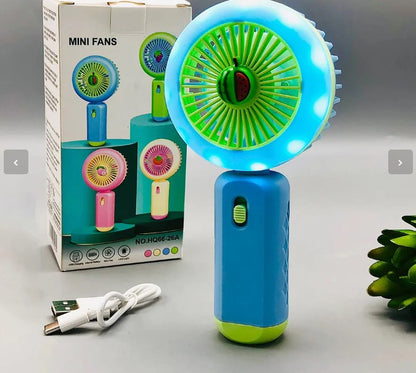 Mini Fan Rechargeable & LED lighting Fan [ST 779]