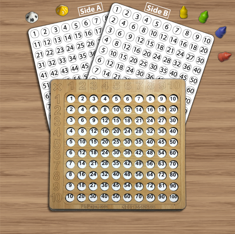 Math Ludo (Play & Learn Tables)