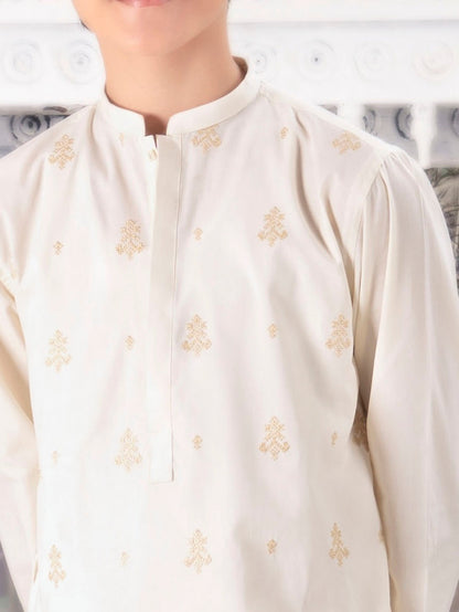 Boys Kurta Trouser Suit Set ART# VB139 off white