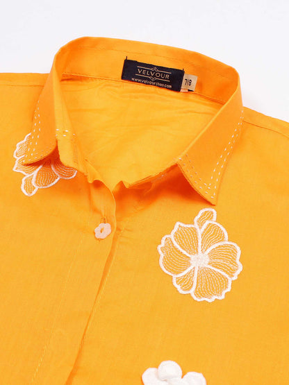 Girls Summer 2Pcs Embroidered Suit VG178-C