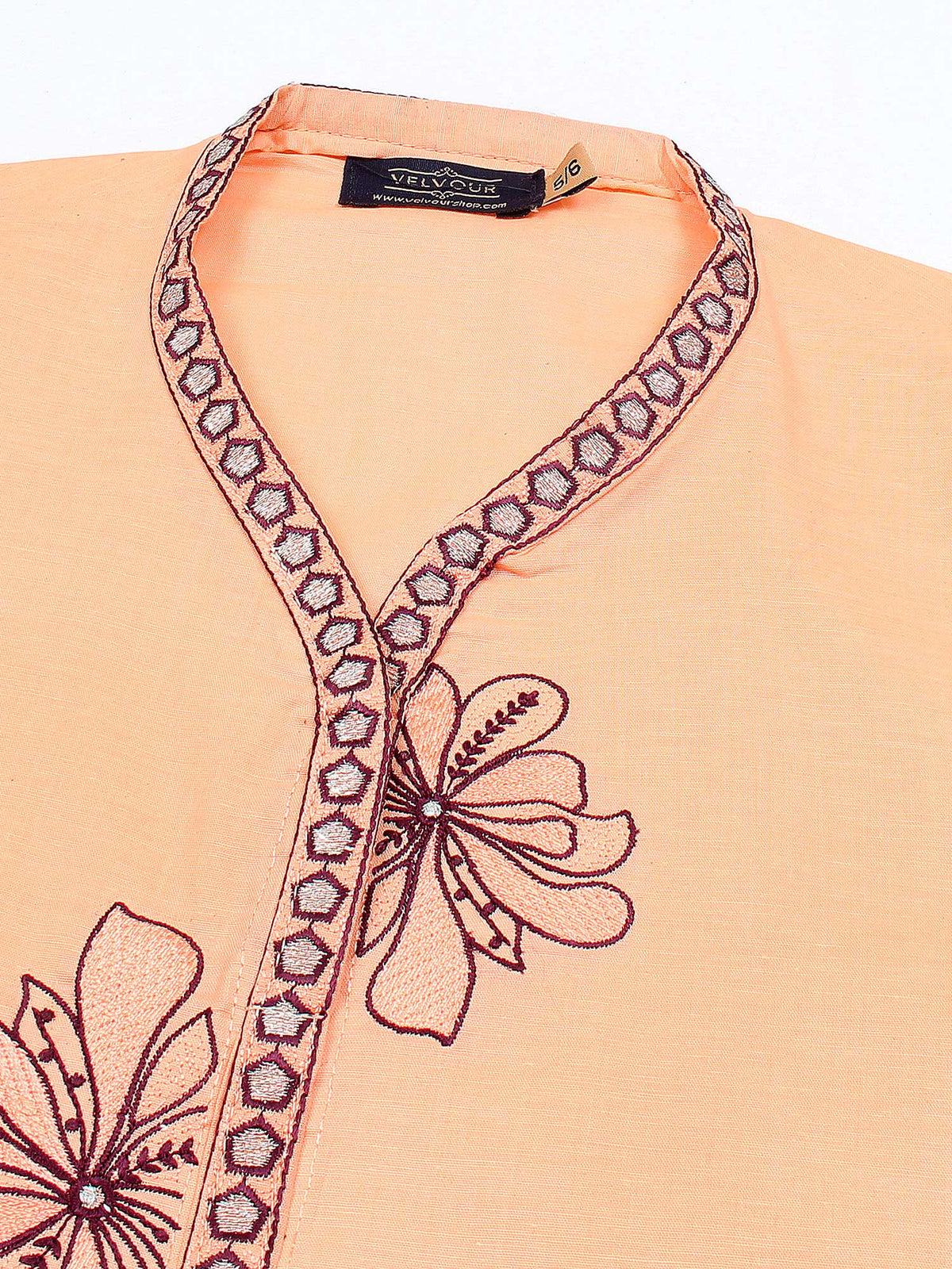 Girls Summer 2Pcs Embroidered Suit VG131-A