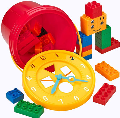 Blocks with free bucket , 33 Pcs Building Blocks Creative Learning Educational Toy Blocks [KT-587]