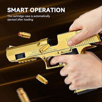 Toy Gun for boys with Soft Bullets, Toy Pistol with Jump Ejecting Mag PlzpapaSoft Bullets, Toy Pistol