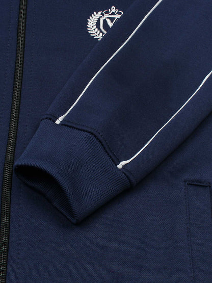 Mock Neck Tracksuit For Boys & Girls, Poly Athletic Fleece #VWT012-A
