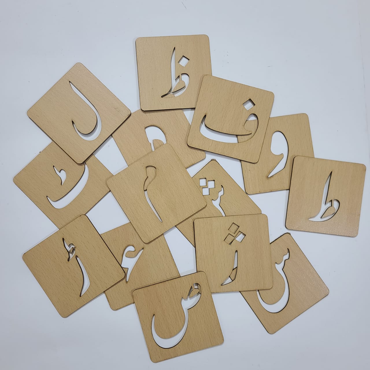 38 Urdu piece wooden coloring Blocks Stencils [MF-113]