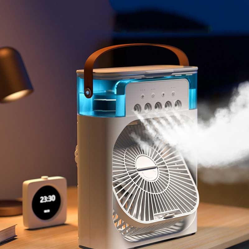 3 in 1 - Mini Portable Air Conditioner Fan with LED light [KT-948]