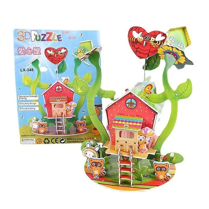 3d DIY puzzles 3D Model [KT-815] Random Design - Plzpapa 