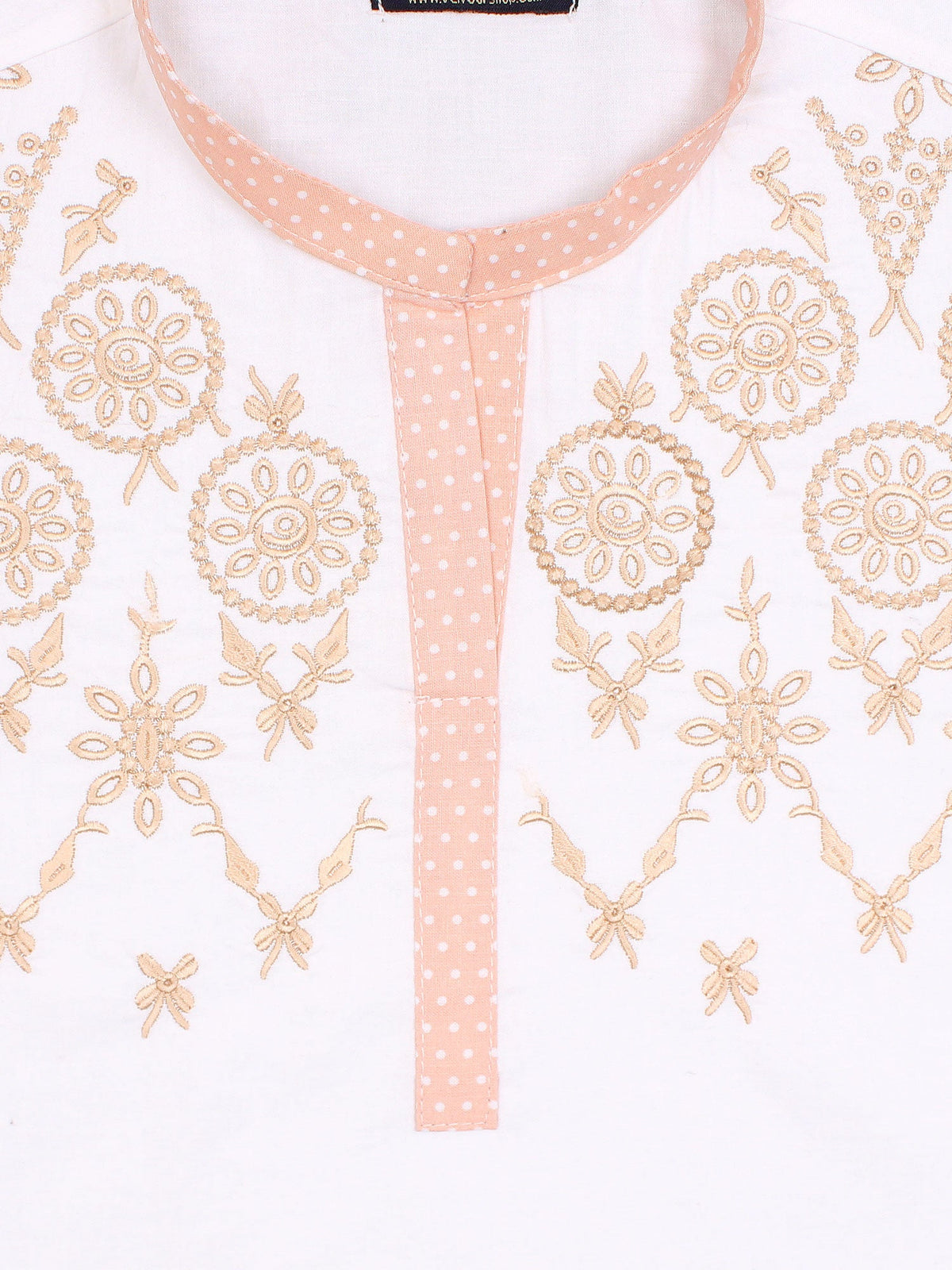 Girls Summer 2Pcs Embroidered Suit VG170