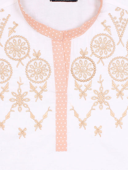 Girls Summer 2Pcs Embroidered Suit VG170