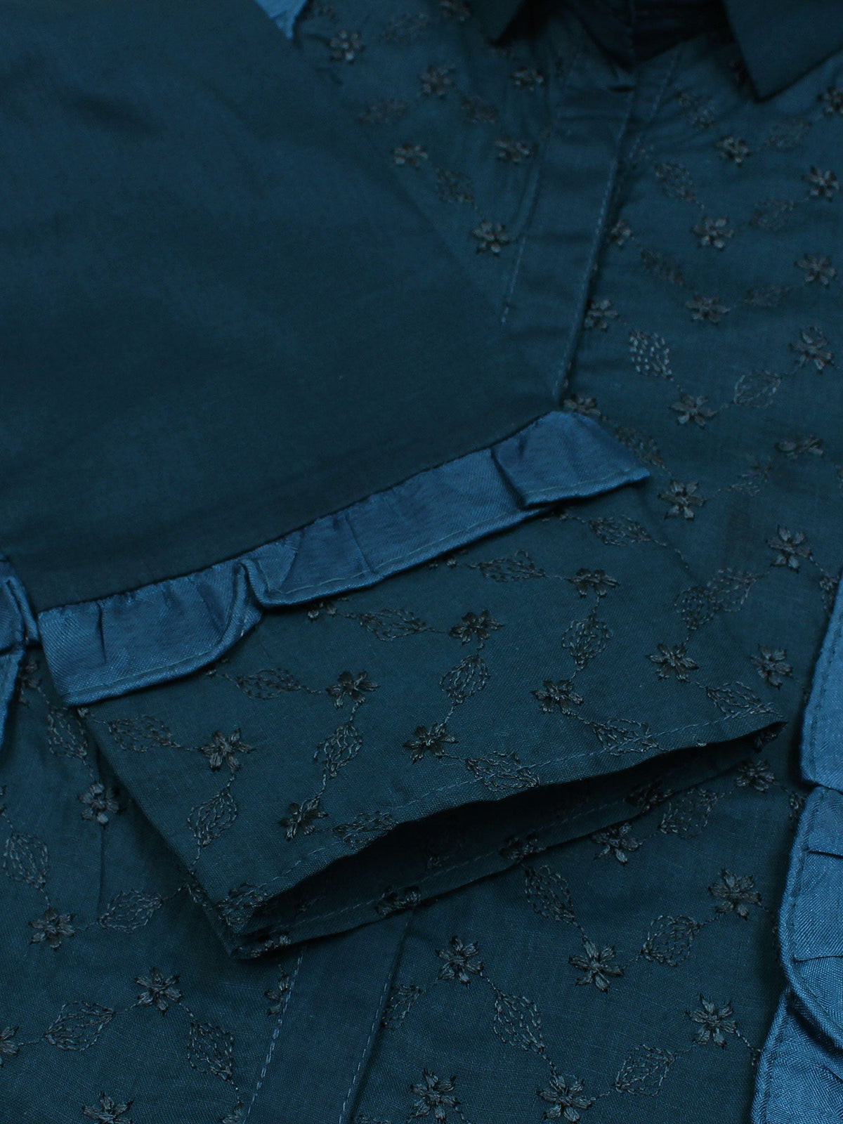 Girls Summer 2Pcs Embroidered Suit VG150-C