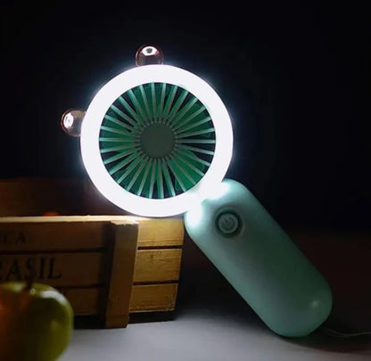 Mini Fan Rechargeable & LED lighting Fan [ST 779]