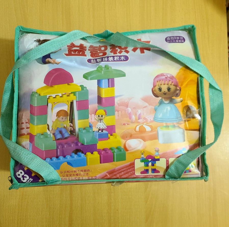 Puzzle Blocks Suitable for children aged 1.5 years and above 6 83 pieces   [ST 111]