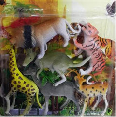 Rubber Animals  Jungle Zoo Toys Set [ST-1242]