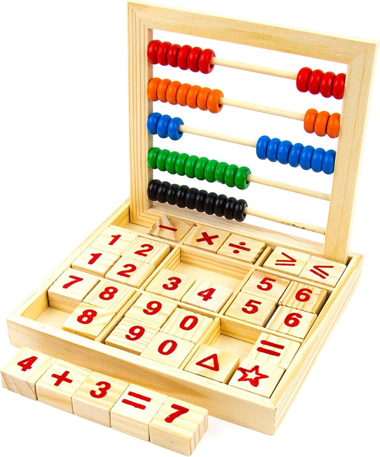 Abacus Study block, 50 Beads and 30 Blocks [wt-977]