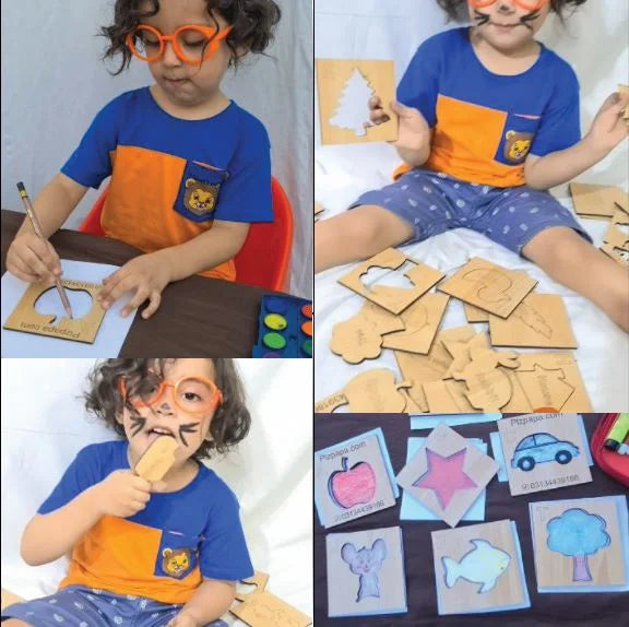 A to Z complete Alphabet Kids Wooden Drawing StencilsPlzpapacomplete Alphabet Kids Wooden Drawing Stencils