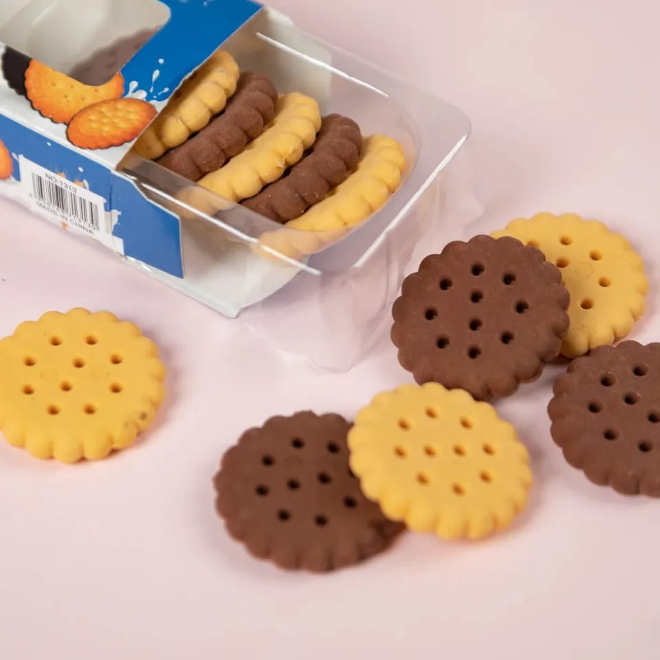 Biscuit Eraser Pack of 6 [ST-1050]