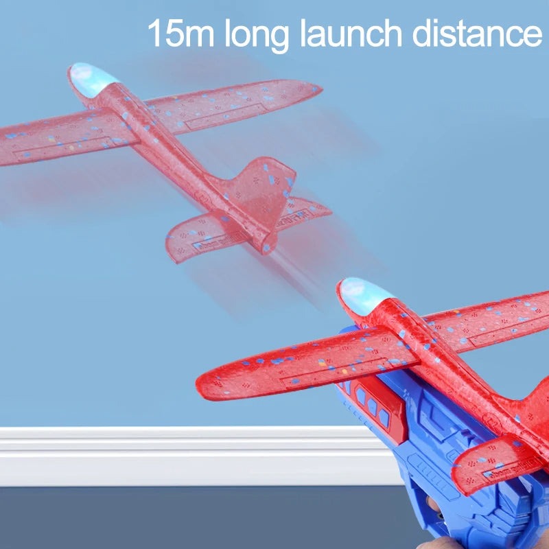 Children Foam Plane Launcher Toy Outdoor, Plane Gun [KT-901]