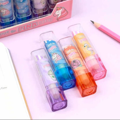 Colorful Cute Lipstick Eraser Soft Rubber (one piece) variation can be different [ST 1162] - Plzpapa 