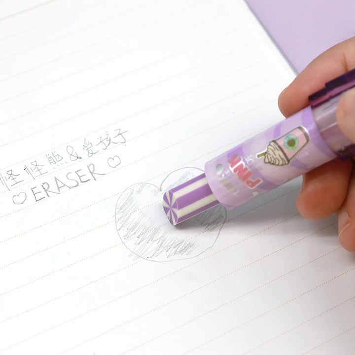 Colorful Cute Lipstick Eraser Soft Rubber (one piece) variation can be different [ST 1162] - Plzpapa 