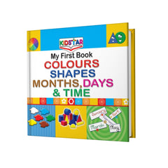 [Colours, Shapes, Months, Days & Time] My First Book ,Educational Book For kids [BK-1024]