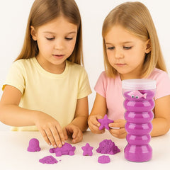 Cute Clay Bottle with sand perfect for kid's creative play and scupting [ST- 1246]