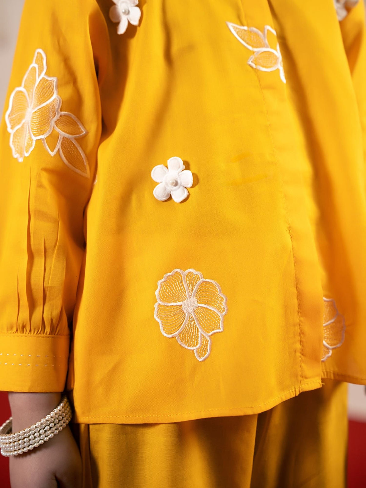 Girls Summer 2Pcs Embroidered Suit VG178-C