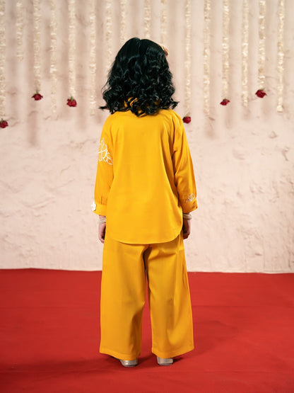 Girls Summer 2Pcs Embroidered Suit VG178-C