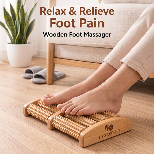 TerraSole Wooden Reflexology Foot Massager