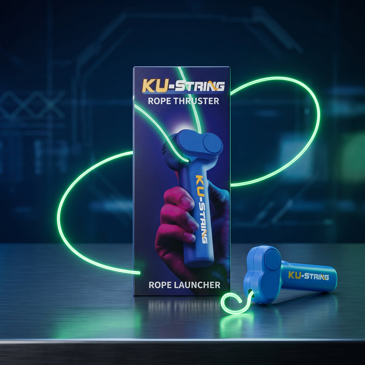 KU String Glow in the Dark Rope Thruster [FT-1287]