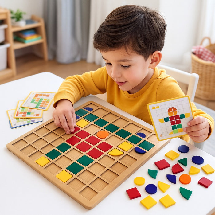 Geometric_Shape_Mosaic_Puzzle_Set_45_Designs_200_Colorful_Blocks_MF-147_1