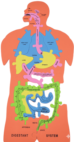 Human Digestive System Detailed Diagram [ET-1270]