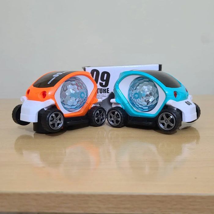 09 Future Car Rotate 360° with Flashing Light & Music [KT-859] - Plzpapa 