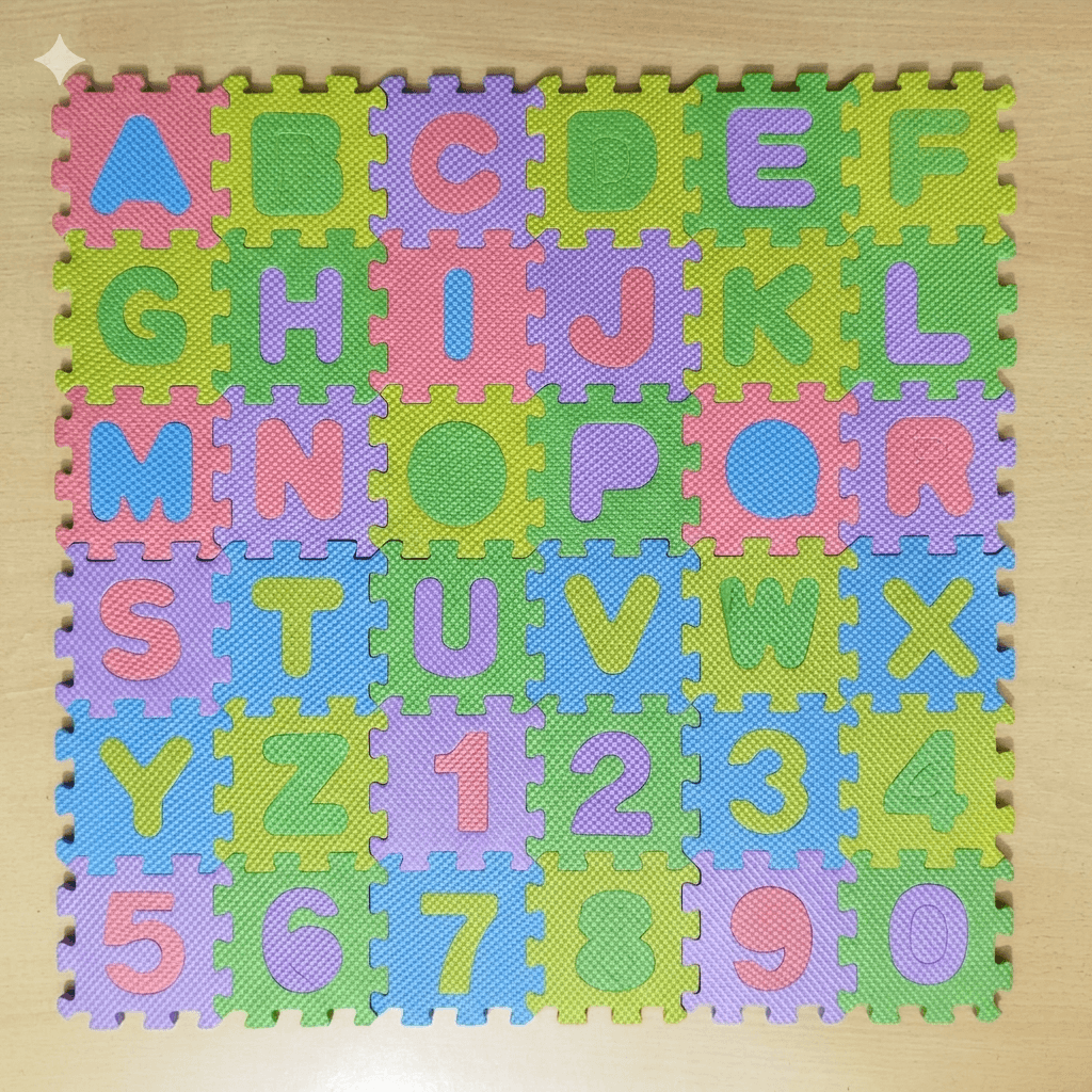 Kids Foam Playing Mat Size 12*12 Inches [ST-1188]