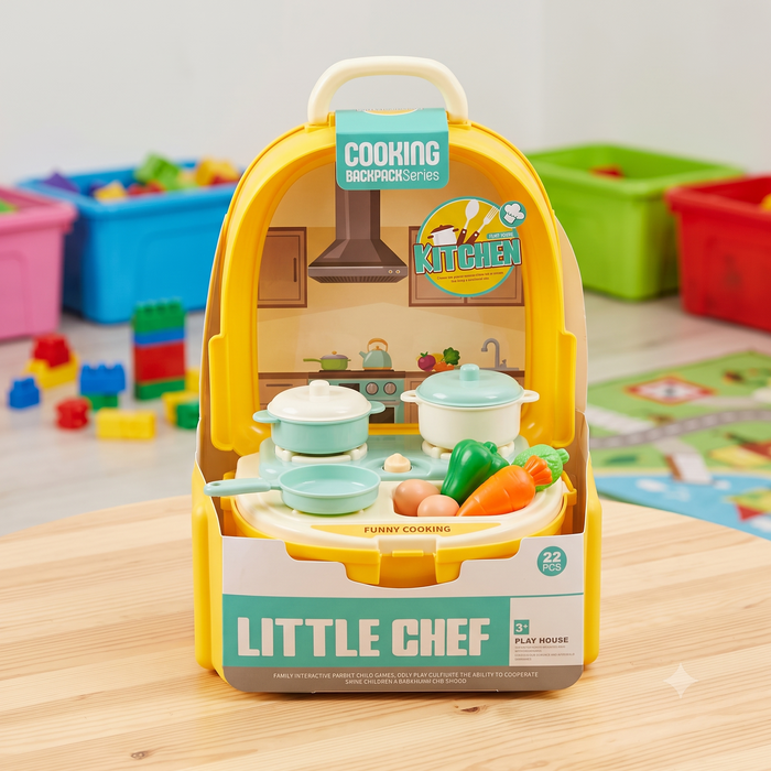 Little Chef Portable Cooking Backpack [FT-1386]