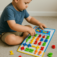 Magnetic Alphabets & Numbers, Symbols Educational Toy [ET-1321]