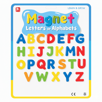 Magnetic Alphabets & Numbers, Symbols Educational Toy [ET-1321]