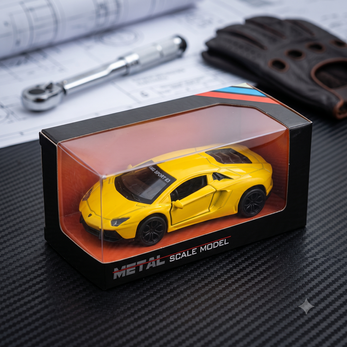 Metal Sports Car Model AMG 63 [FT-1384]