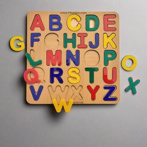 Montessori-Capital-Alphabet-Puzzle-Board-[MF-126]